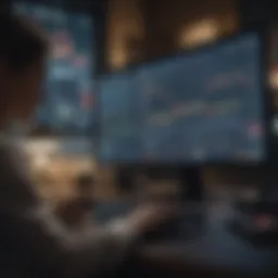 Interactive trading platform interface showcasing real-time stock data