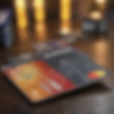 Visual representation of credit score improvement through secured cards