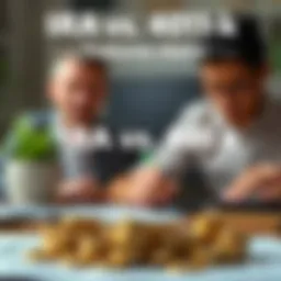 Comparison chart highlighting the features of IRA and 401(k)