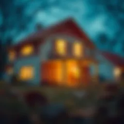 A conceptual image illustrating property ownership transfer