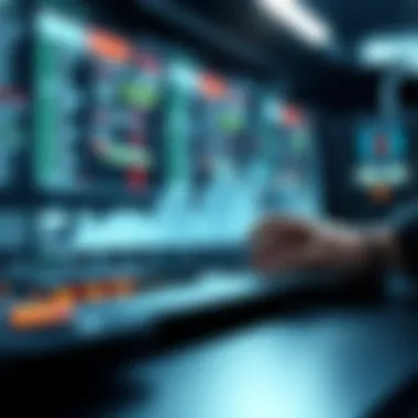 Technology in SAR Trading A futuristic depiction of technology's role in the SAR trading ecosystem.