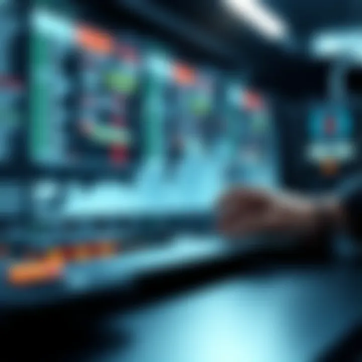 Technology in SAR Trading A futuristic depiction of technology's role in the SAR trading ecosystem.