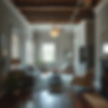 Transforming Foreclosed Spaces An interior room showcasing the transformation possibilities in foreclosed properties