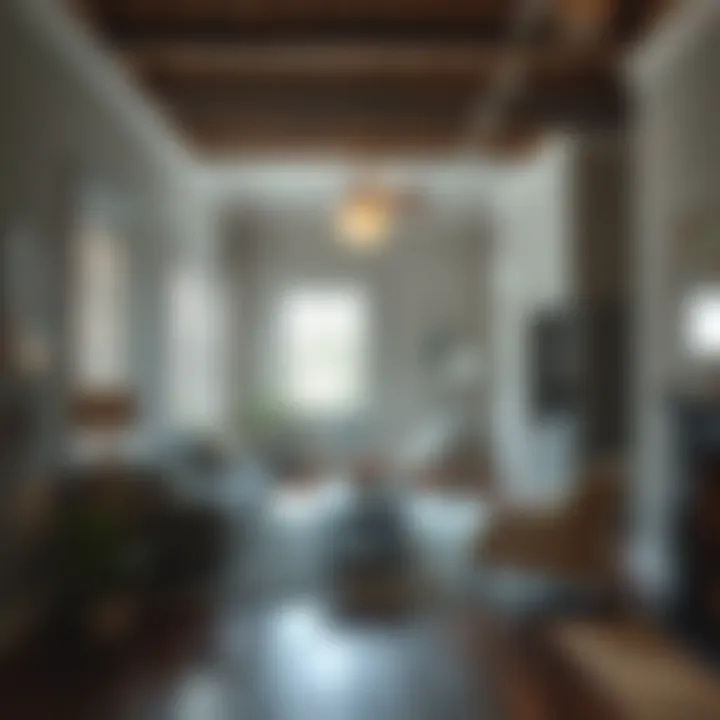 Transforming Foreclosed Spaces An interior room showcasing the transformation possibilities in foreclosed properties