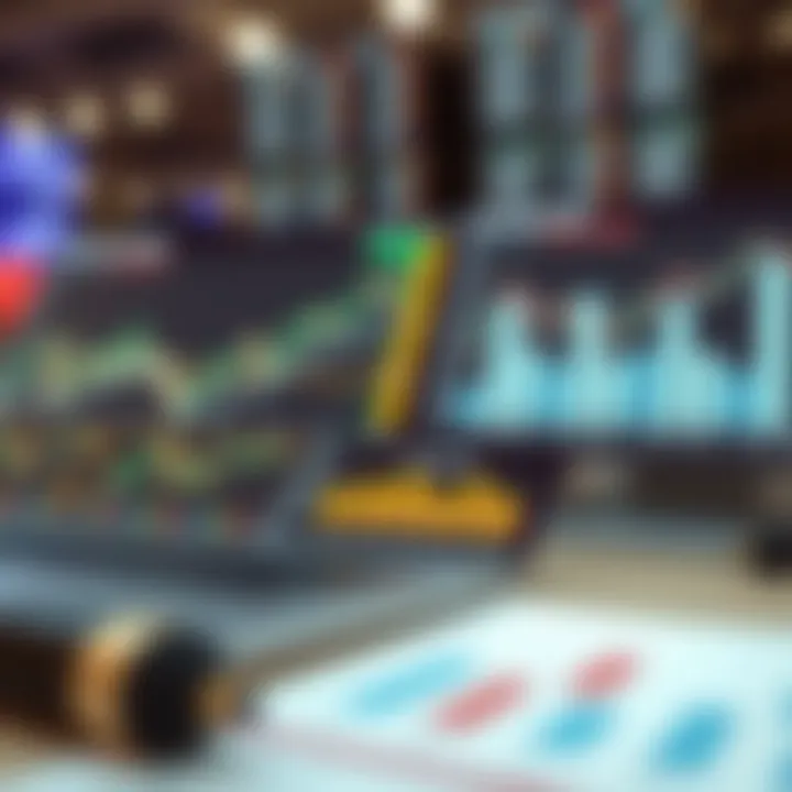 Chart showcasing market trends and analysis