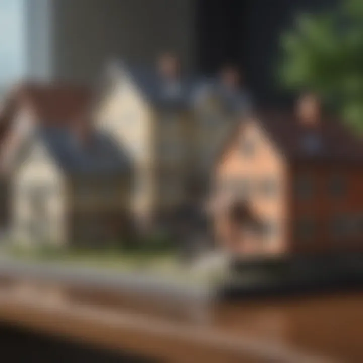 A visual representation of various mortgage types available for home buyers.