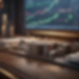 Illustration depicting margin trading concepts