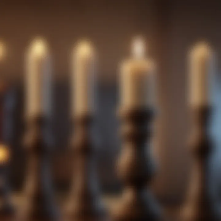 A close-up of candlestick patterns highlighting trading strategies