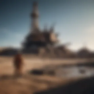 Exploring Oil Extraction Techniques Oil drilling operations in a remote location