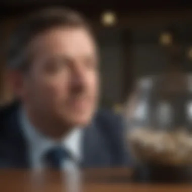 Investor Psychology and Behavior An abstract visualization of psychological factors affecting investor behavior.
