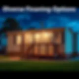 Illustration of mobile home financing options