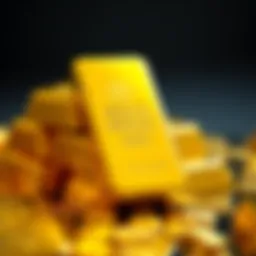 Gold bullion bars reflecting stability and wealth.
