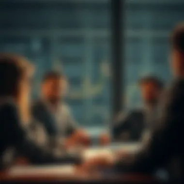 Forex Management Discussion A professional discussing forex management strategies