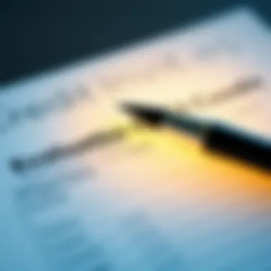 Evaluating Credit Health Close-up of a credit report with a pen