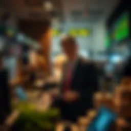 A visual representation of traditional brokerage services