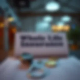 Conceptual depiction of whole life insurance policy