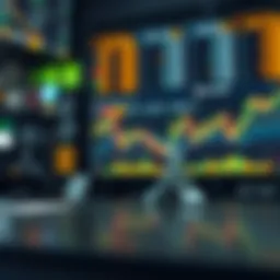 Visual representation of risk management strategies in options trading
