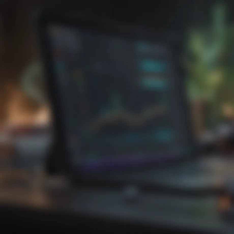 User interface of Robinhood Forex trading platform