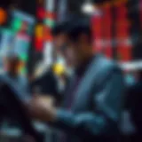 Conceptual representation of short selling in the stock market