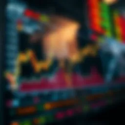 A graph showcasing stock performance trends over the last year