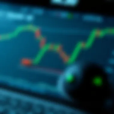 Diagram depicting the Fibonacci retracement tool used in trading strategies