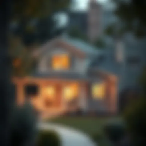 Conceptual illustration of home equity