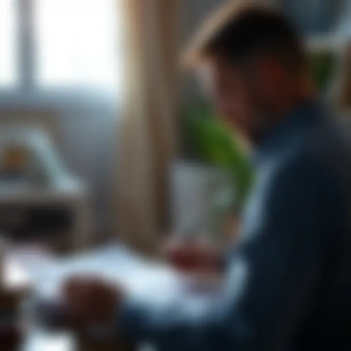 A professional appraiser conducting a property evaluation.