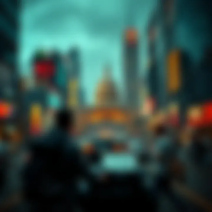 Infographic showcasing the role of government in economic markets.