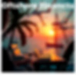 Visual representation of offshore finance concepts