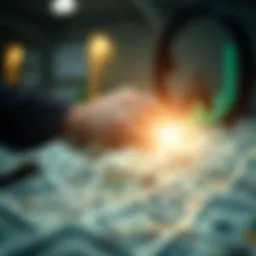 Conceptual representation of financial flow